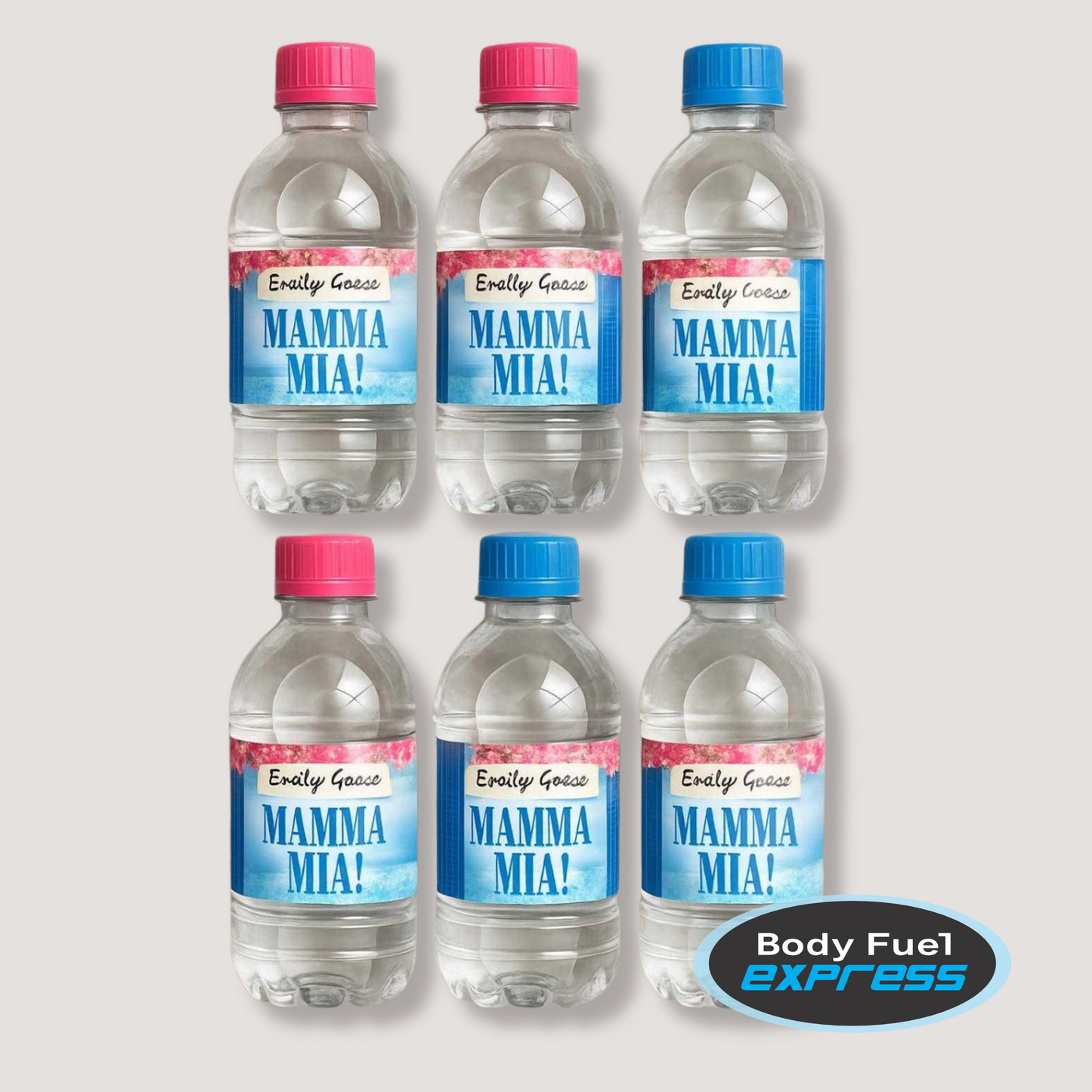 350ml Clear Water Bottle – Custom Branded