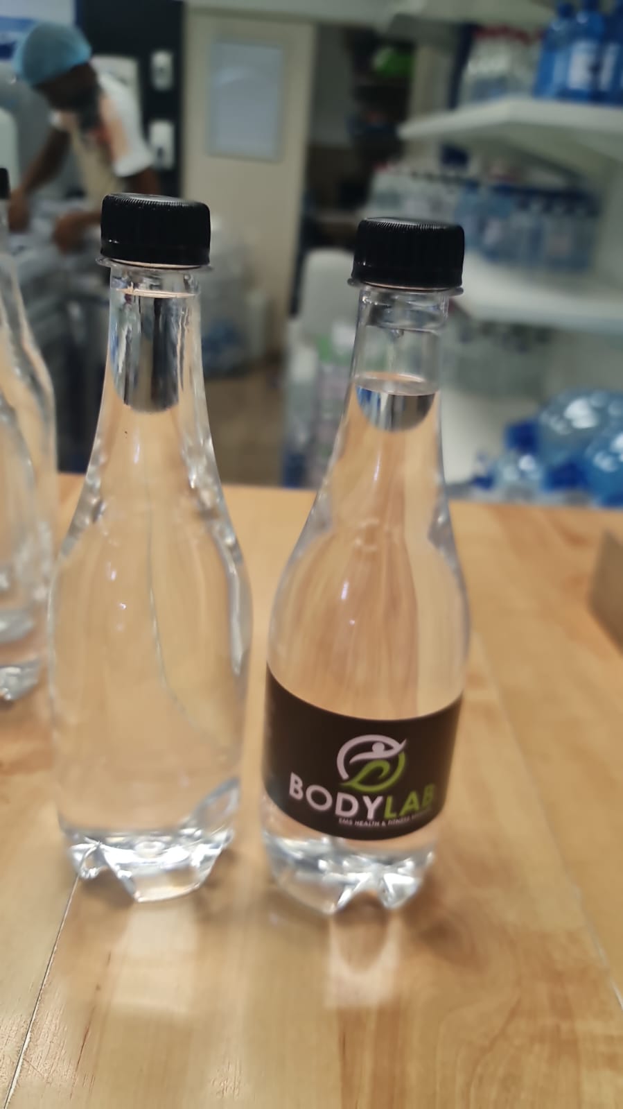 500ml Clear Teardrop Water Bottle – Custom Branded