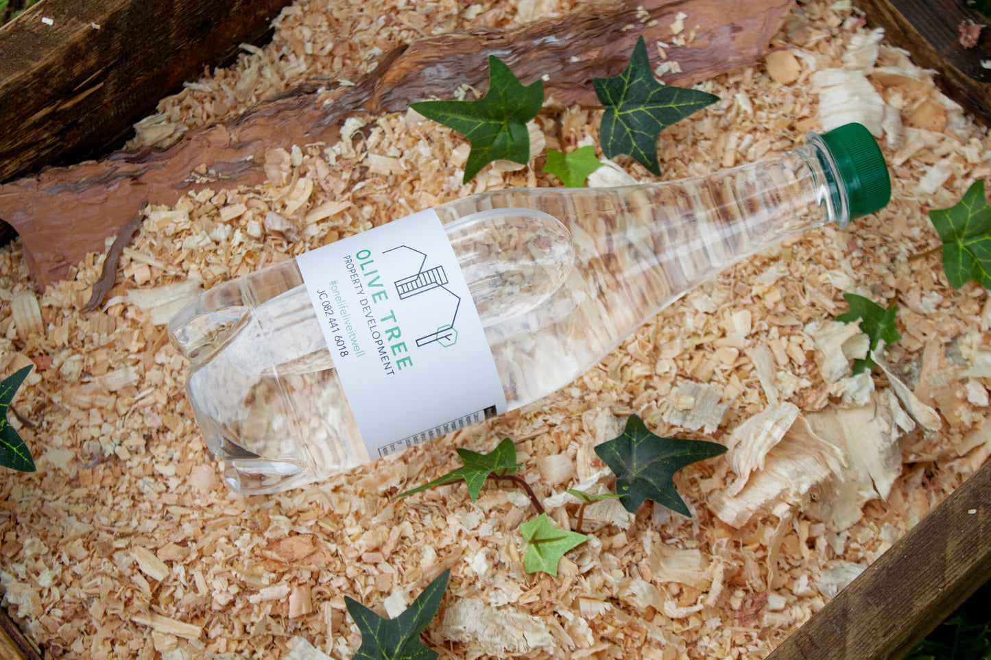 500ml Clear Teardrop Water Bottle – Custom Branded